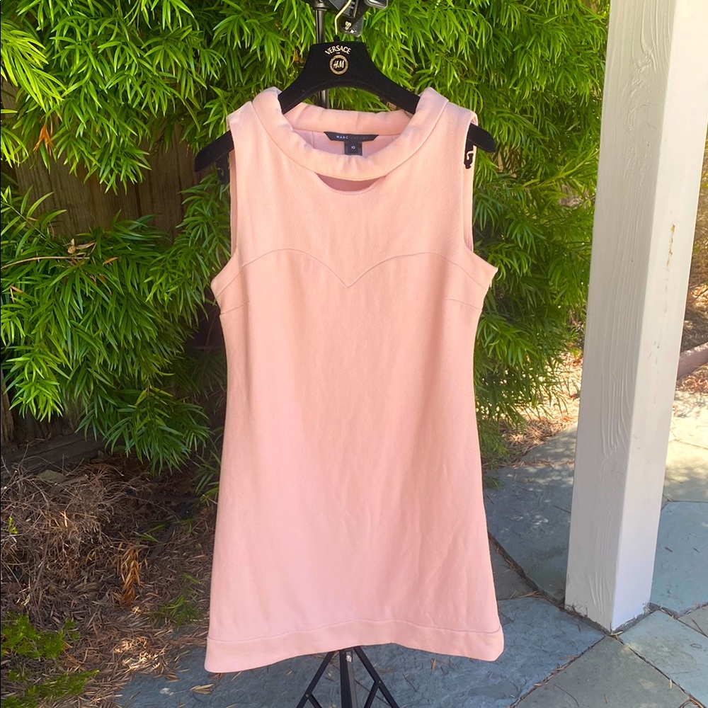 Marc Jacobs Pink 100% Wool  Sleeveless Dress, Size 10